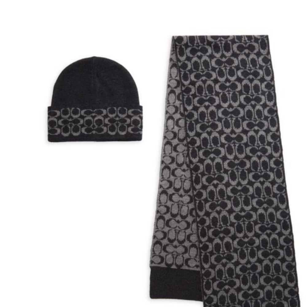 Coach hat and scarf